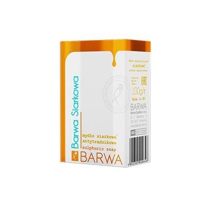 BARWA Siarkowa moc mydło kostka 100g