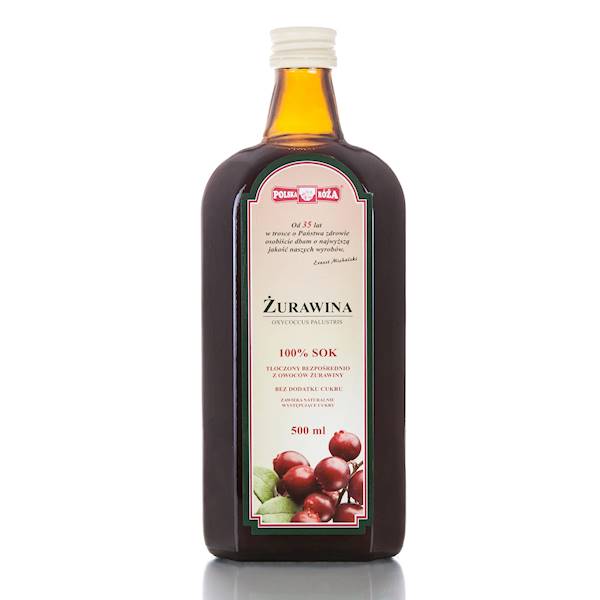 POLSKA RÓŻA Żurawina sok 500ml