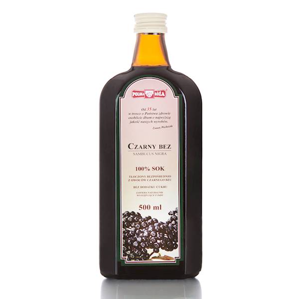 POLSKA RÓŻA Czarny Bez sok 500ml