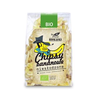 BIO PLANET Chipsy bananowe niesłodzone BIO 150g