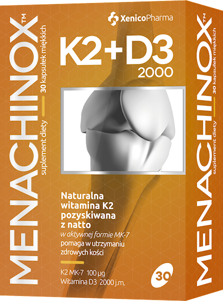 XENICO Menachinox K2+D3 2000 30kaps miękkich