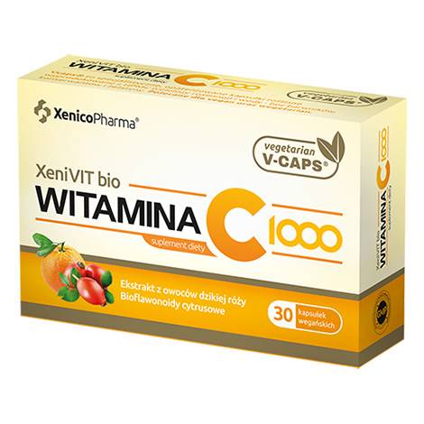 XENIVIT Bio Witamina C 1000 30kaps miękkich vegan