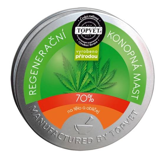 TOPVET Konopna regeneracyjna maść 70% 100ml