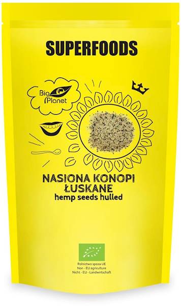 SUPERFOODS Konopia nasiona łuskane BIO 200g