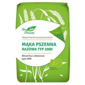 BIO PLANET Mąka pszenna razowa typ 2000 BIO 1kg