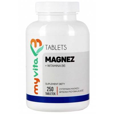 MYVITA Magnez + B6 450mg, 250tabl.