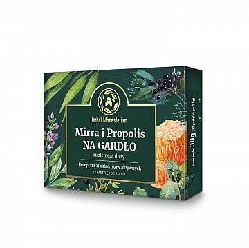 HERBAL MONASTERIUM Mirra i propolis na gardło