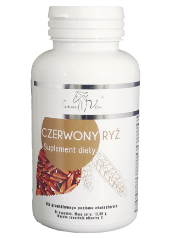FARMVIX Czerwony Ryż ekstrakt 250mg 30kaps