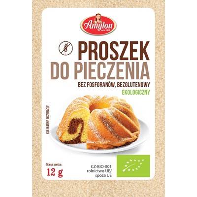 AMYLON Proszek do pieczenia BIO 12g bezglutenowy