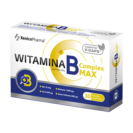 XENICO Witamina B Complex MAX 30 kaps.