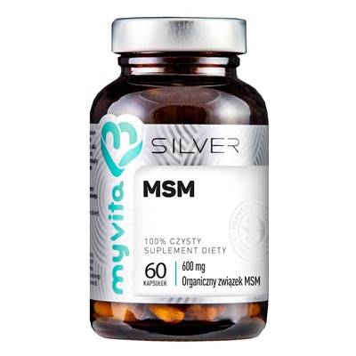 MYVITA SILVER MSM 600mg, 60kaps.