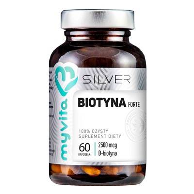 MYVITA SILVER Biotyna 2500mcg, 60kaps.