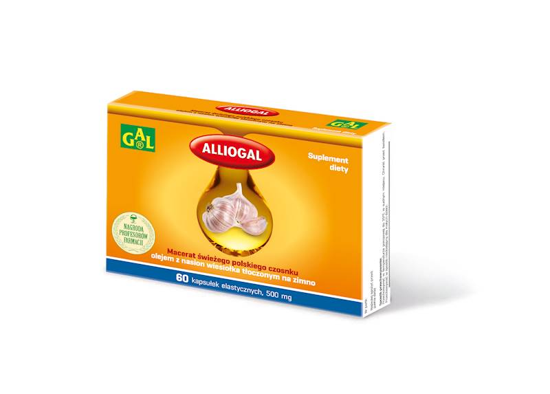 GAL Alliogal wiesiołek z czosnkiem 60kaps 500mg