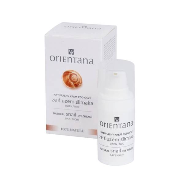ORIENTANA Naturalny krem pod oczy ze śluzem ślimak