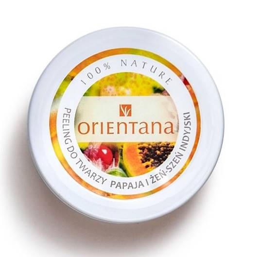 ORIENTANA Naturalny Kremowy Peeling Papaja