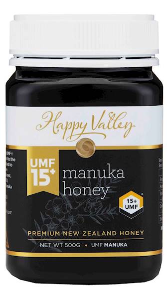 HAPPY VALLEY Miód Manuka UMF 15+ (MG 514+) 500g