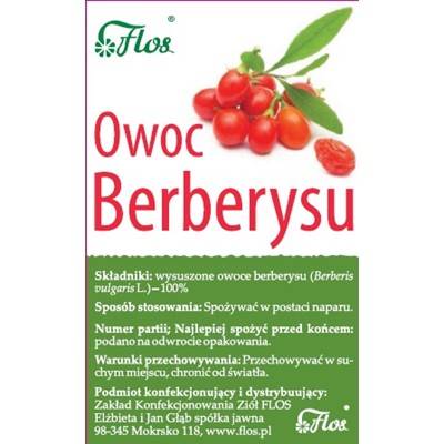 FLOS Berberys Owoc suszony 50g