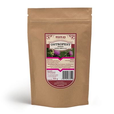 BIOOIL Ostropest Plamisty Mielony odtł. 500g