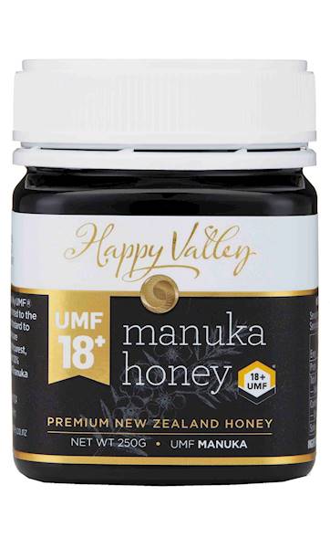 HAPPY VALLEY Miód Manuka UMF 18+ (MG 696+) 250g