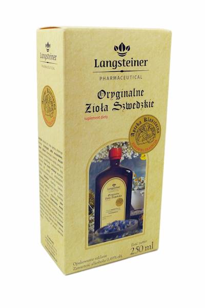 LANGSTEINER Zioła Szwedzkie 250ml BITTER
