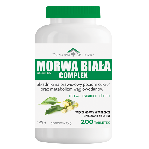 DOMOWA APTECZKA Morwa Biała Complex 200 tabl.