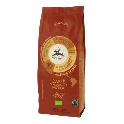 ALCE NERO Kawa Moka Arabica 100% FT BIO 250g