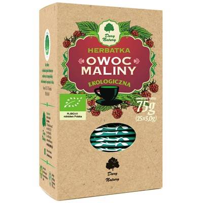 DARY NATURY Malina owoc 25x3g fix BIO