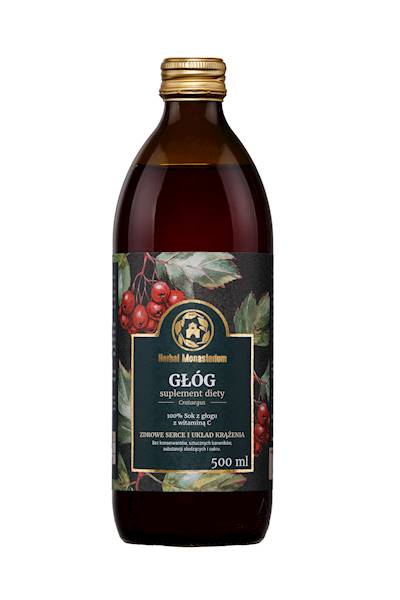 HERBAL MONASTERIUM Głóg sok 500ml