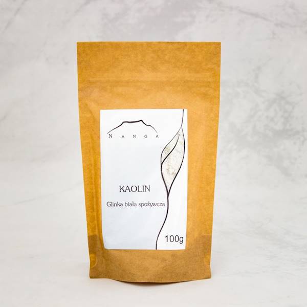 NANGA Kaolin Glinka biała spożywcza 100g