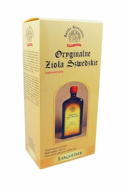 LANGSTEINER Zioła Szwedzkie 500ml BITTER