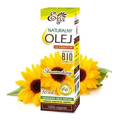 ETJA Olej słonecznikowy 50ml BIO
