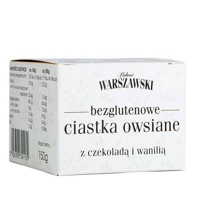ŁAKOĆ WARSZAWSKI - Ciastka owsiane z czekol. wanil