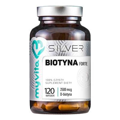 MYVITA SILVER Biotyna 2500mcg, 120kaps.
