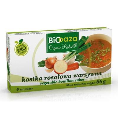 BIO OAZA Kostka rosołowa warzywna BIO 66g