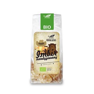 BIO PLANET Imbir kandyzowany BIO 100g