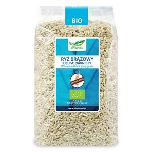 BIO PLANET Ryż Brązowy długoziarnisty BIO 1kg