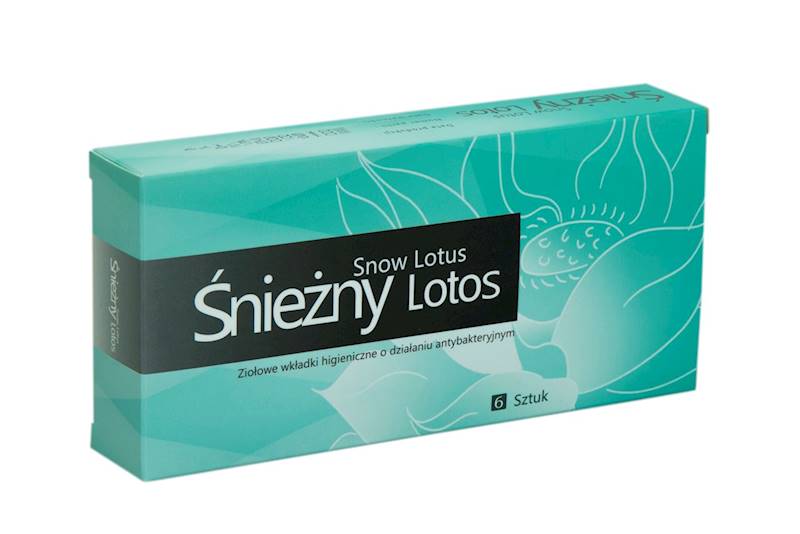 ŚNIEŻNY LOTOS 6 sztuk - ziołowe wkładki higieniczn