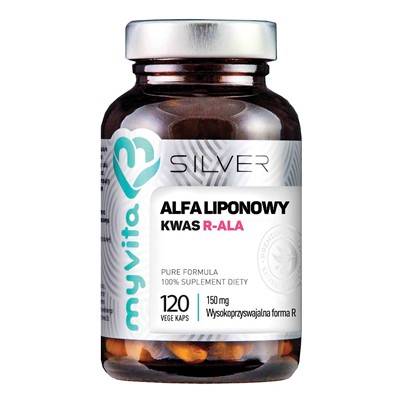 MYVITA SILVER Kwas Alfa-Liponowy R-ALA 120k 150mg
