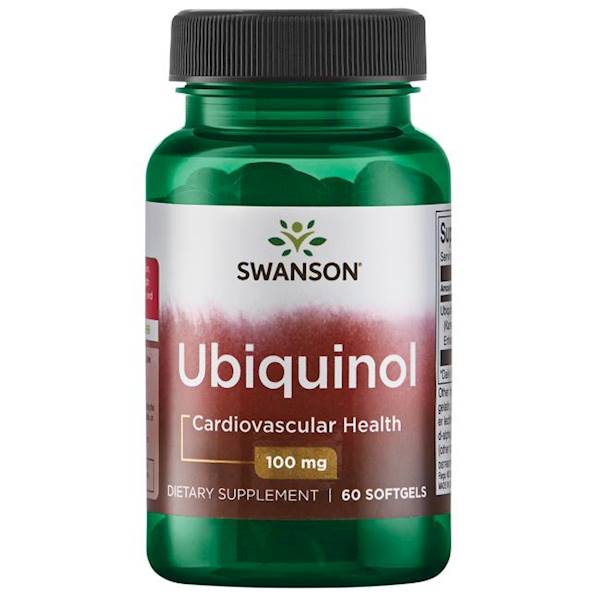SWANSON Ubiquinol 100mg 60sgels