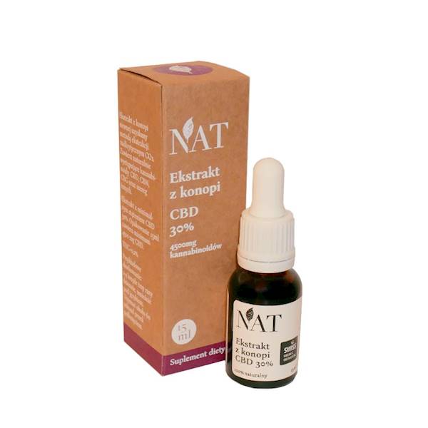 NAT Olejek konopny 30% CBD 15ml