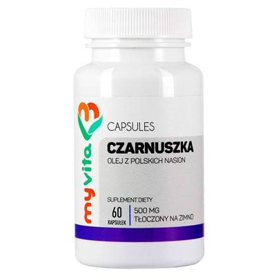 MYVITA Czarnuszka - olej 500mg, 60kaps.