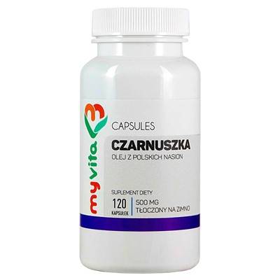 MYVITA Czarnuszka - olej 500mg, 120kaps.