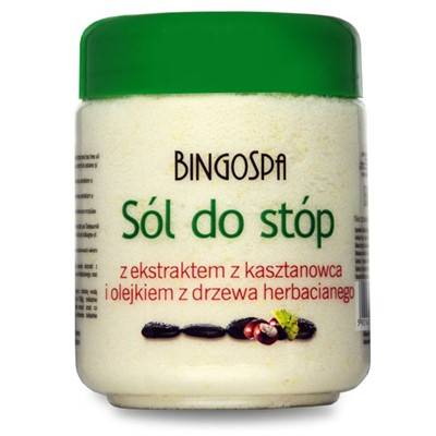 BINGOSPA Sól do stóp z ekstraktem z kasztan i herb