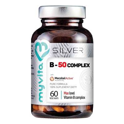 MYVITA SILVER Witamina B-50 Complex MAX 60kaps.