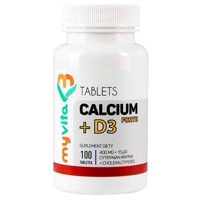 MYVITA Calcium + D3 Forte