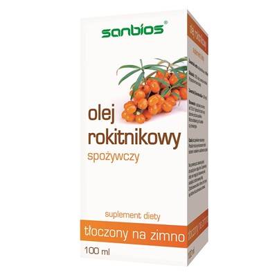 SANBIOS Olej rokitnikowy 100ml spożywczy