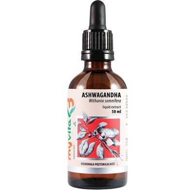 MYVITA Ashwagandha - ekstrakt w kroplach 50ml