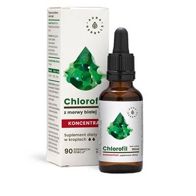 AURA Chlorofil z morwy białej - koncentrat 30ml