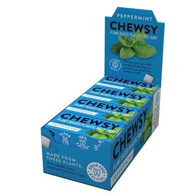 CHEWSY Gumy do żucia o smaku mięty pieprz ksylitol