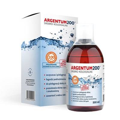 AURA ARGENTUM 200 Srebro koloidalne 25ppm 500ml